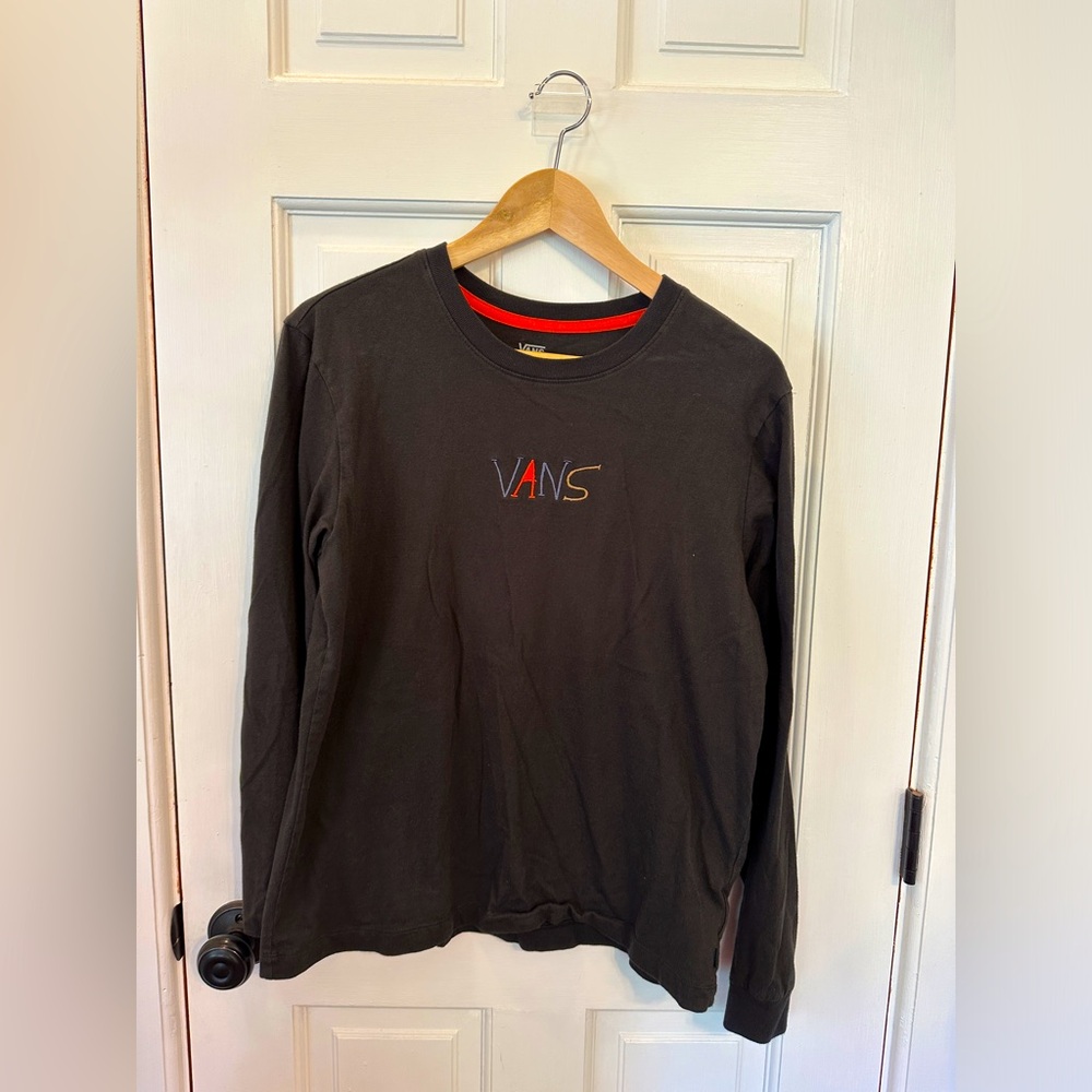 Vans, long sleeve black shirt, women’s medium